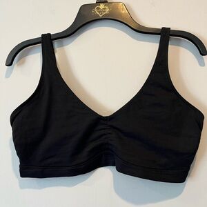 Lands' End Black Sports Bra